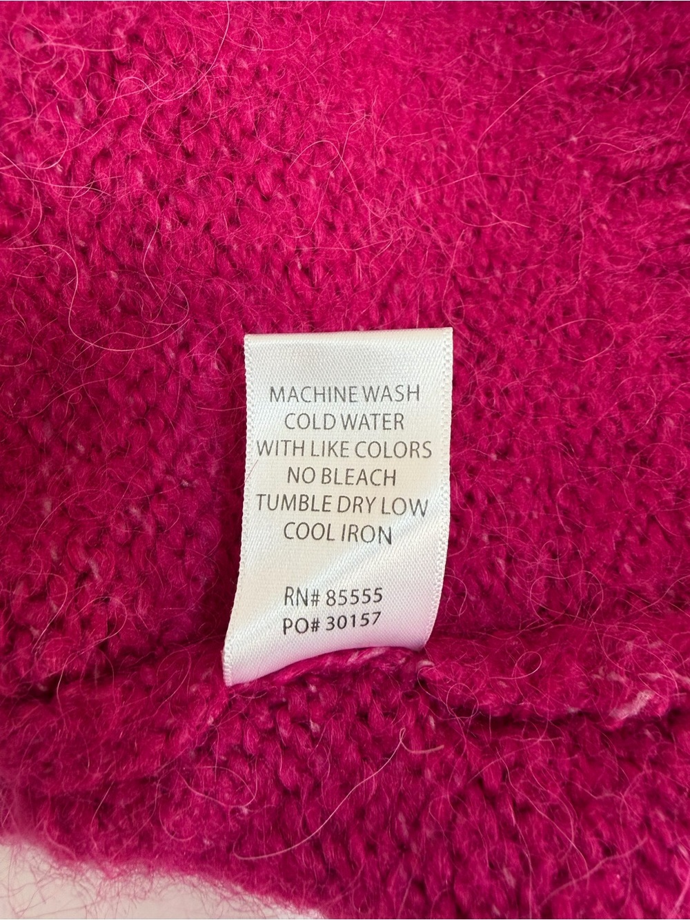 Pistola Women's Carlen Mock Neck Sweater Fuschia Size Medium - Picture 5 of 10
